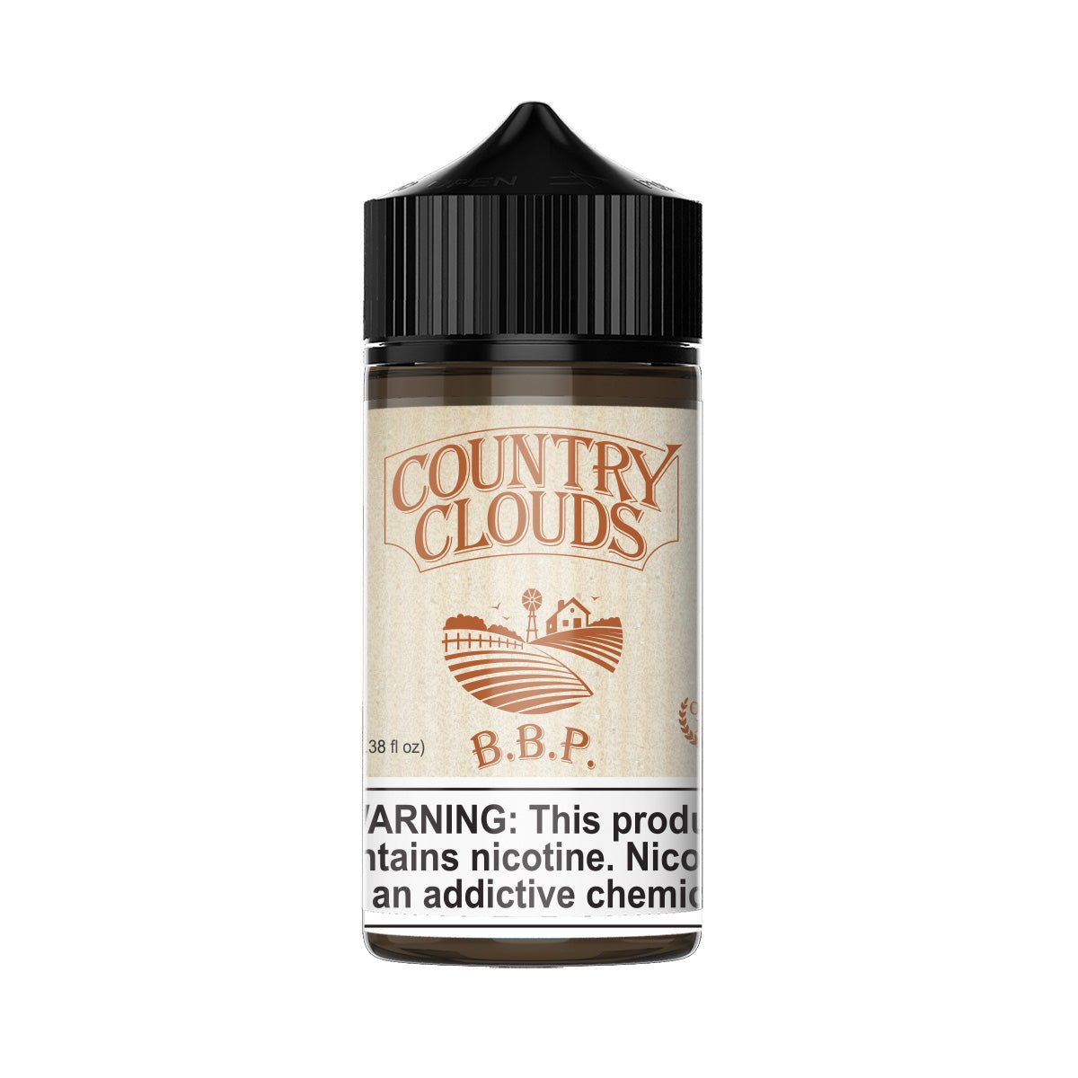 Banana Bread Pudding e-liquid by Country Clouds in a 100mL bottle, featuring a creamy banana dessert flavor.
