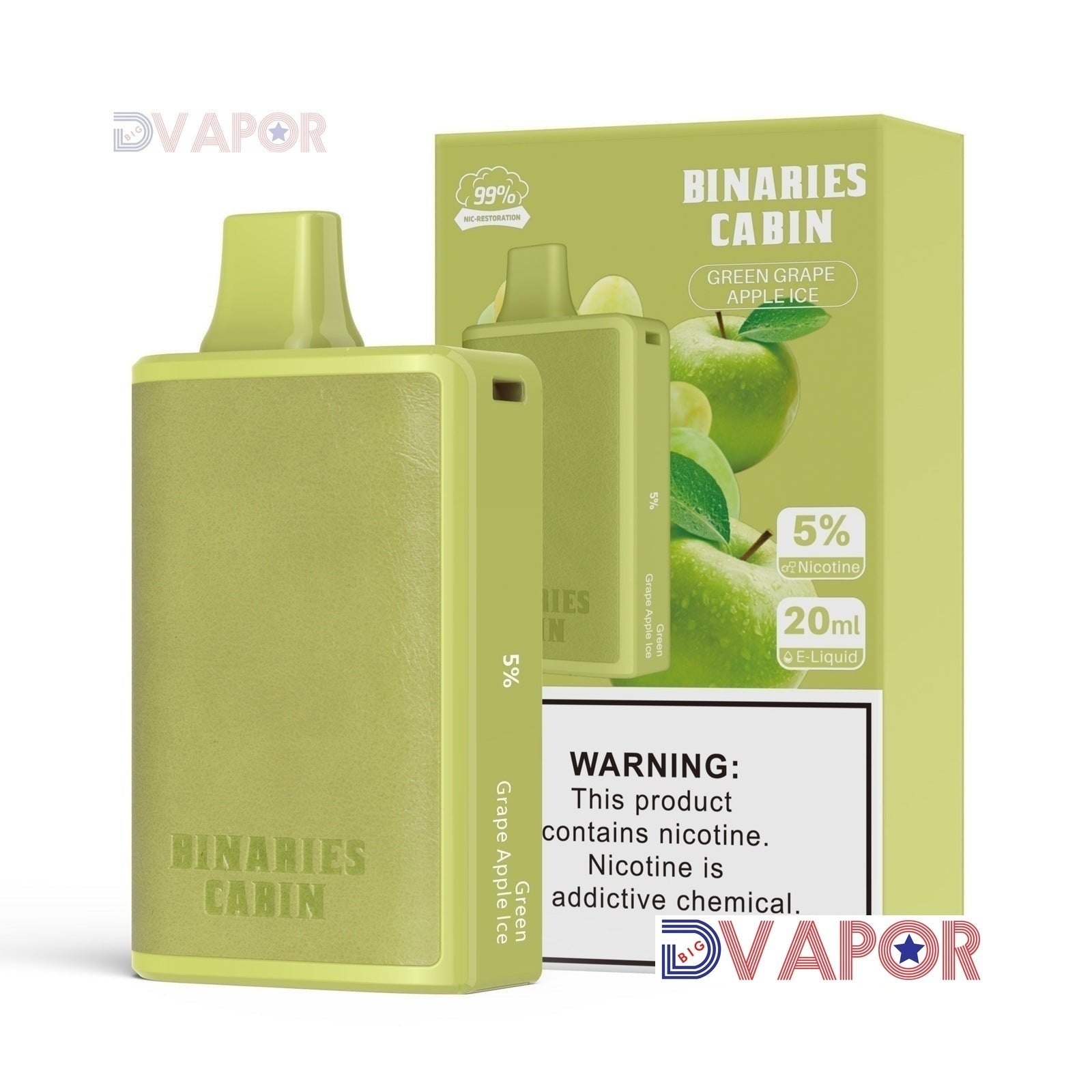 Binaries Cabin 10,000 Puff by Horizon Tech | 20ml