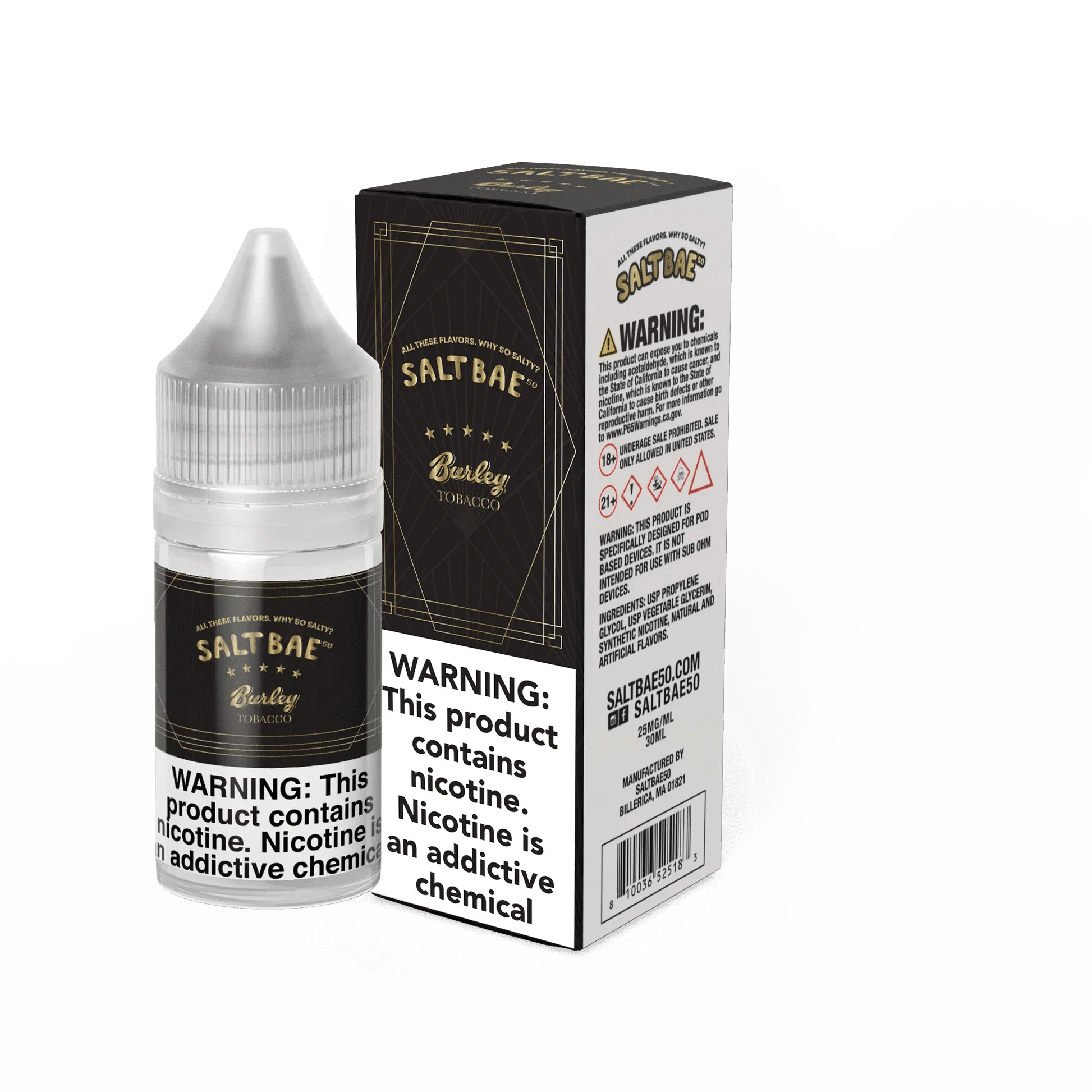 Burley Tobacco SALT - Salt Bae 50 - 30mL