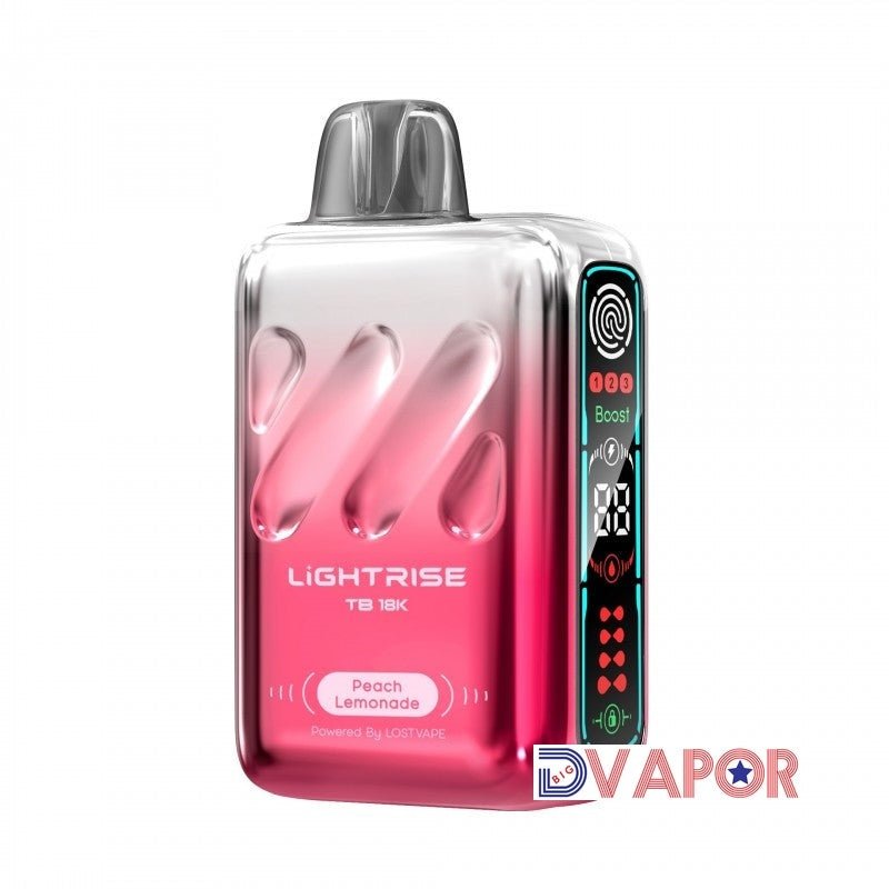 rise bars vape Lightrise TB 18K Disposable by Lost Quantity:24 Pack ($2.99 ea) Soy Free + No VooPoo Drag 3 Mod Battery_2550mAh