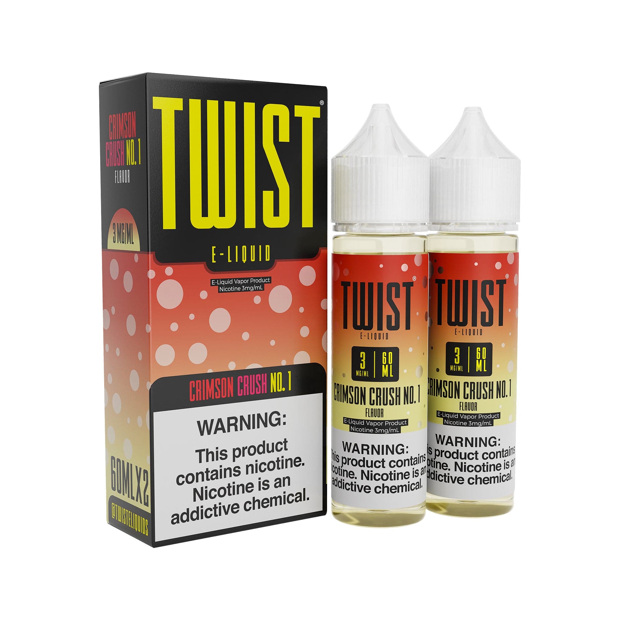 Twist E-Liquids - 120ml (60ml 2-Pack)