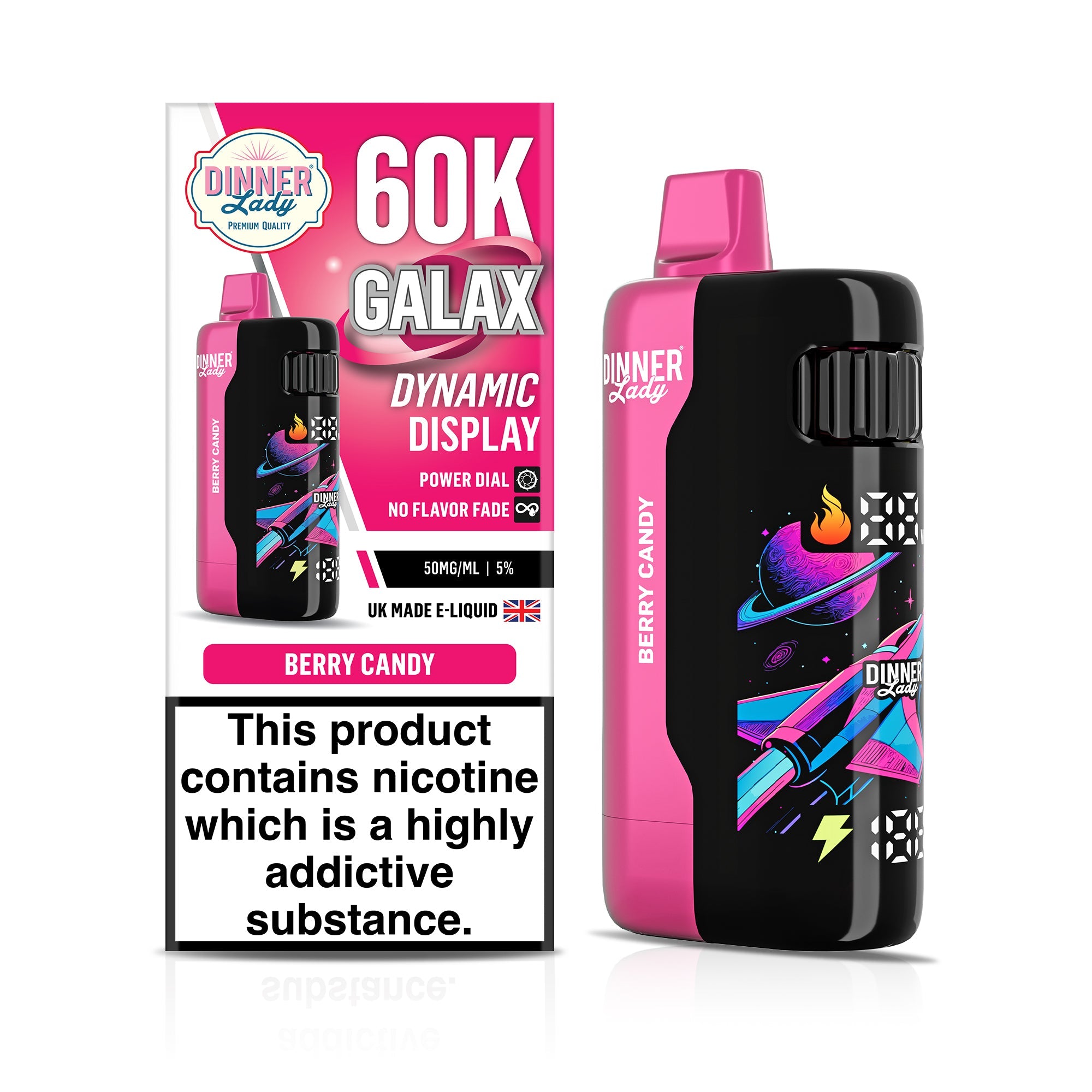 Dinner Lady Galax 60K Disposable