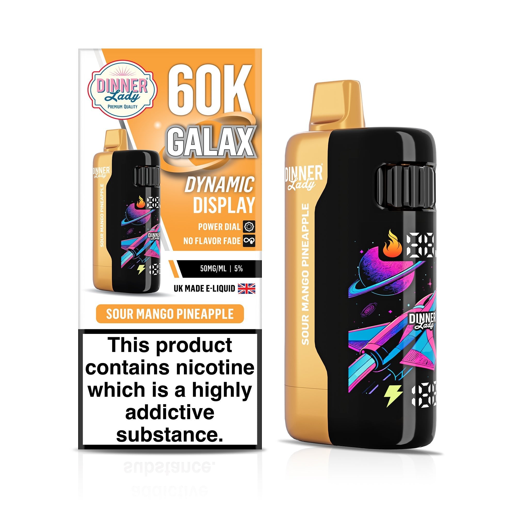 Dinner Lady Galax 60K Disposable