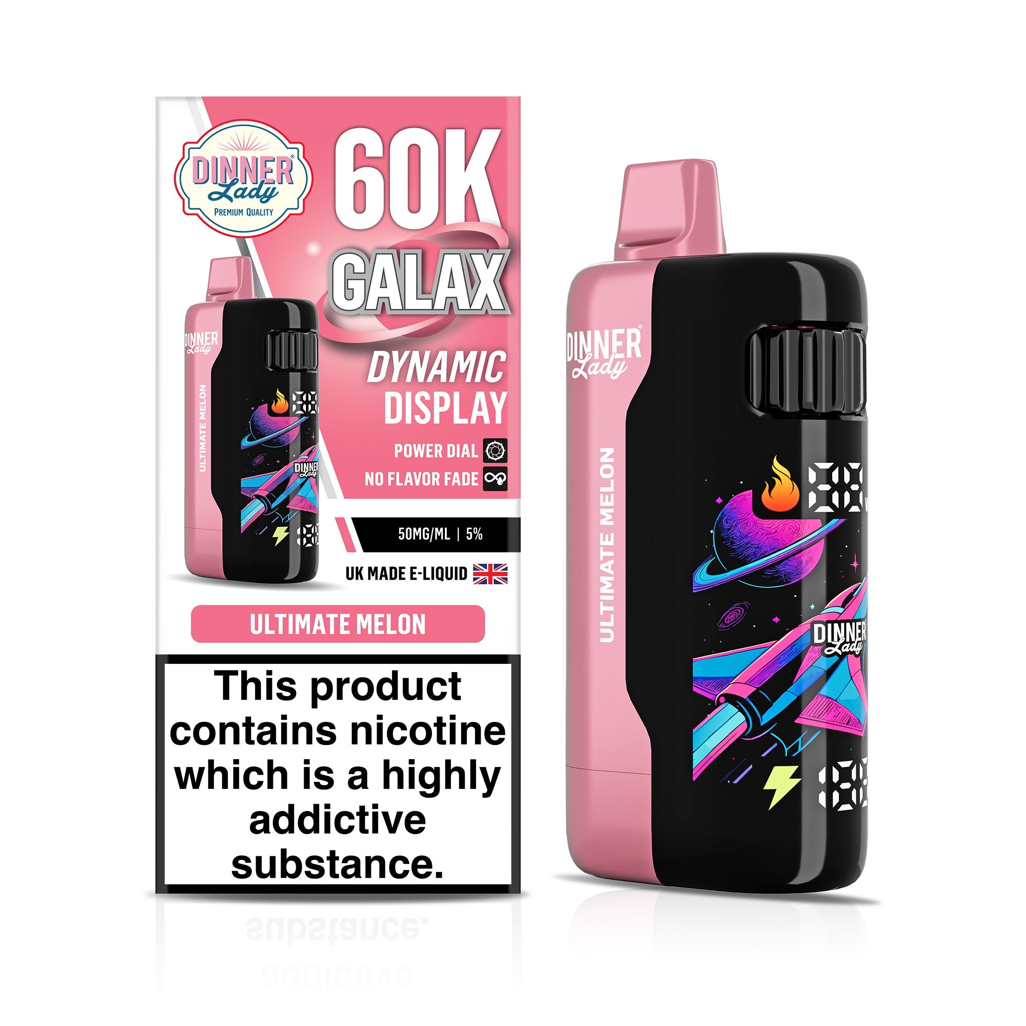 Dinner Lady Galax 60K Disposable