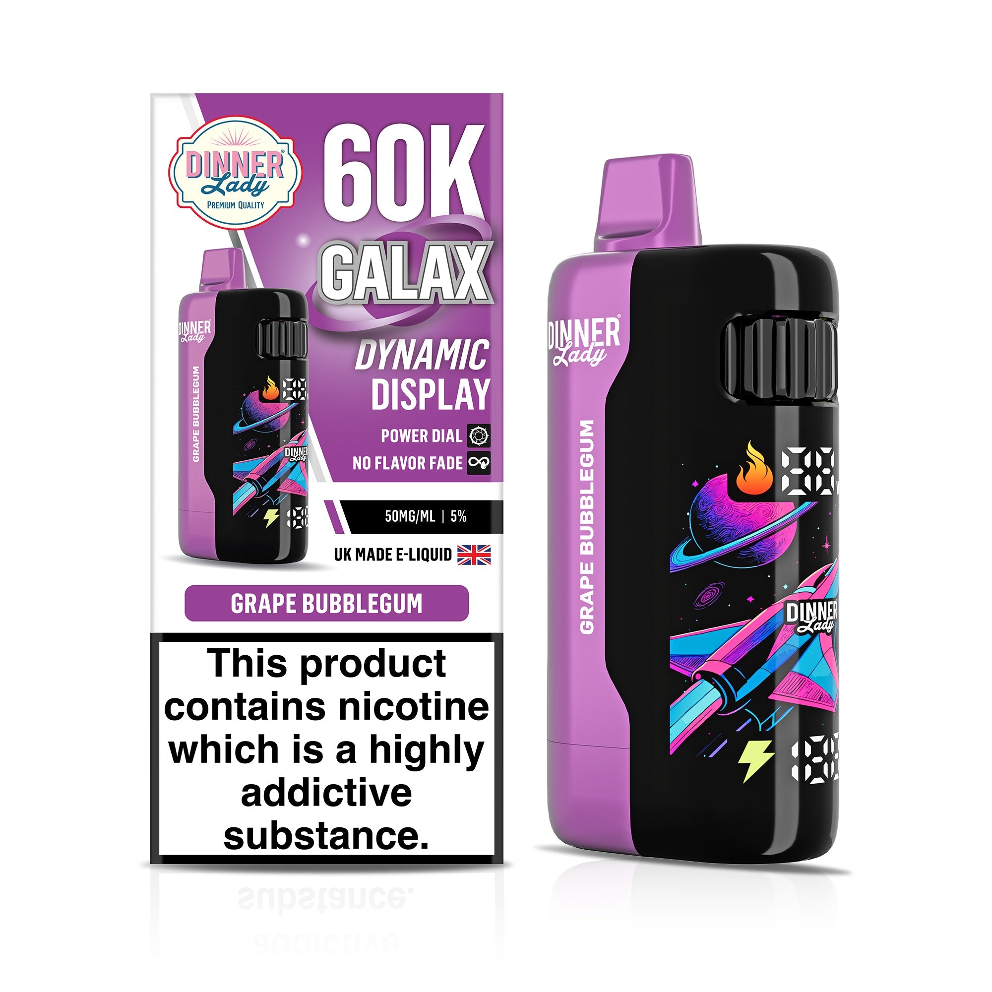 Dinner Lady Galax 60K Disposable