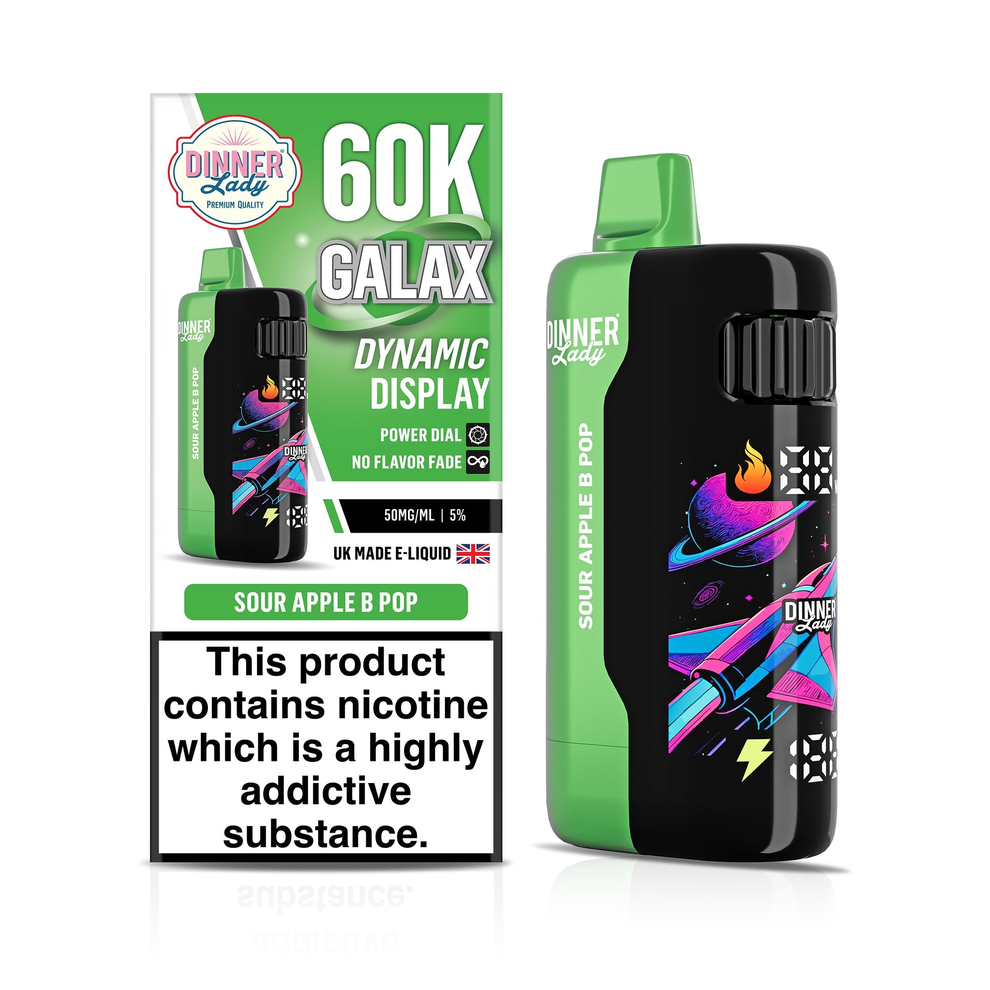 Dinner Lady Galax 60K Disposable