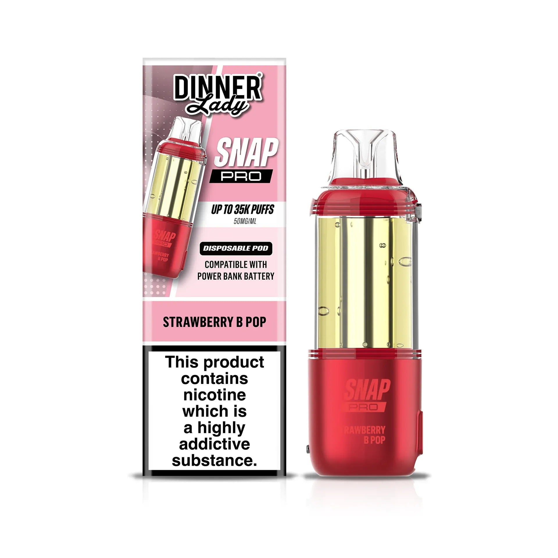 Dinner Lady Snap Pro 35K Disposable Pods