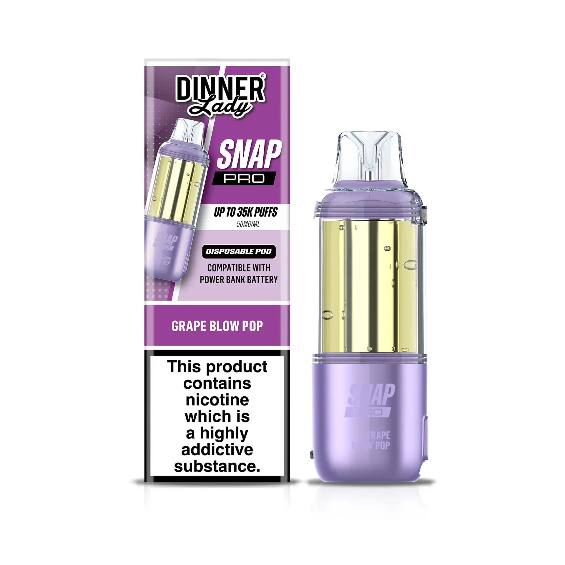 Dinner Lady Snap Pro 35K Disposable Pods