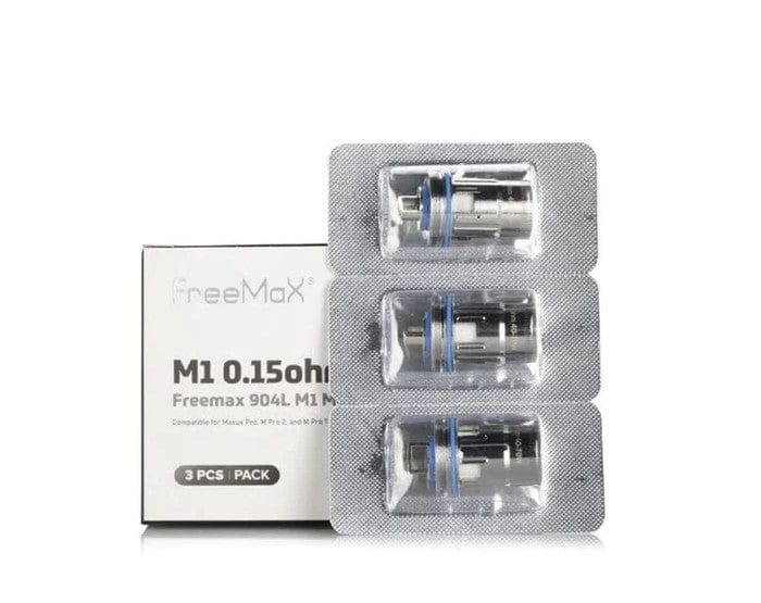 FreeMax Maxus Pro 904L M Replacement Coils — 0.15 ohm 904L M1 Single Mesh Coils