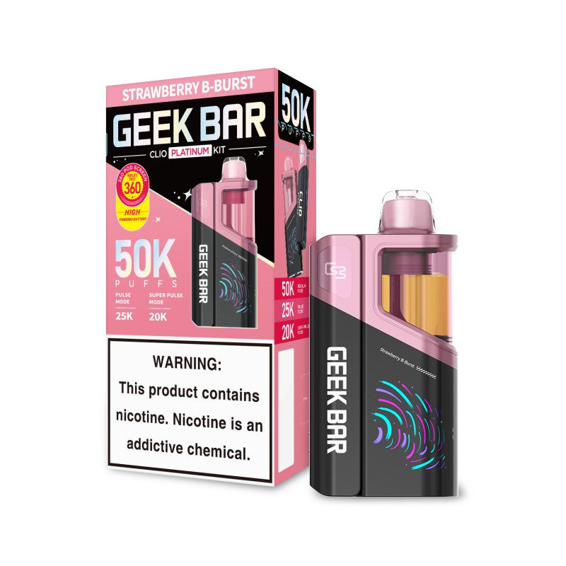 Geek Bar Clio Platinum Disposable Vape Kit – 50,000 Puffs