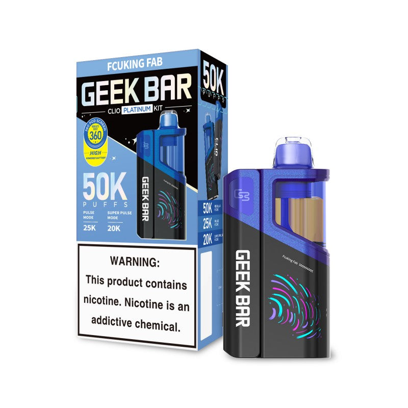 Geek Bar Clio Platinum Disposable Vape Kit – 50,000 Puffs