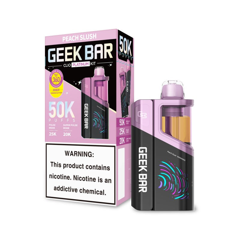 Geek Bar Clio Platinum Disposable Vape Kit – 50,000 Puffs
