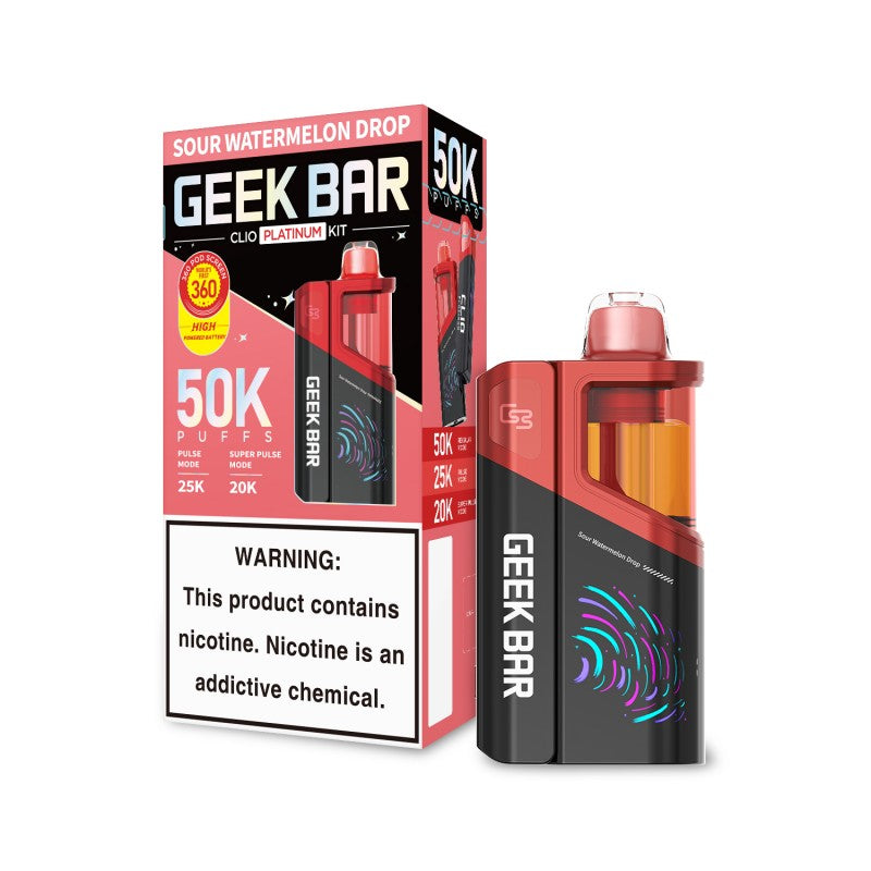Geek Bar Clio Platinum Disposable Vape Kit – 50,000 Puffs