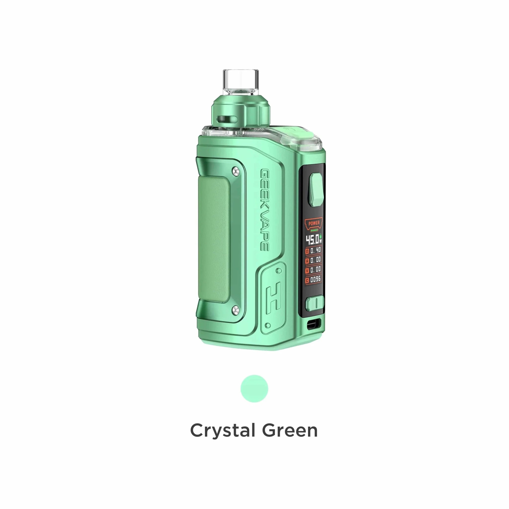 GeekVape H45 Aegis Hero 2 45W Pod Mod Kit — Crystal Green