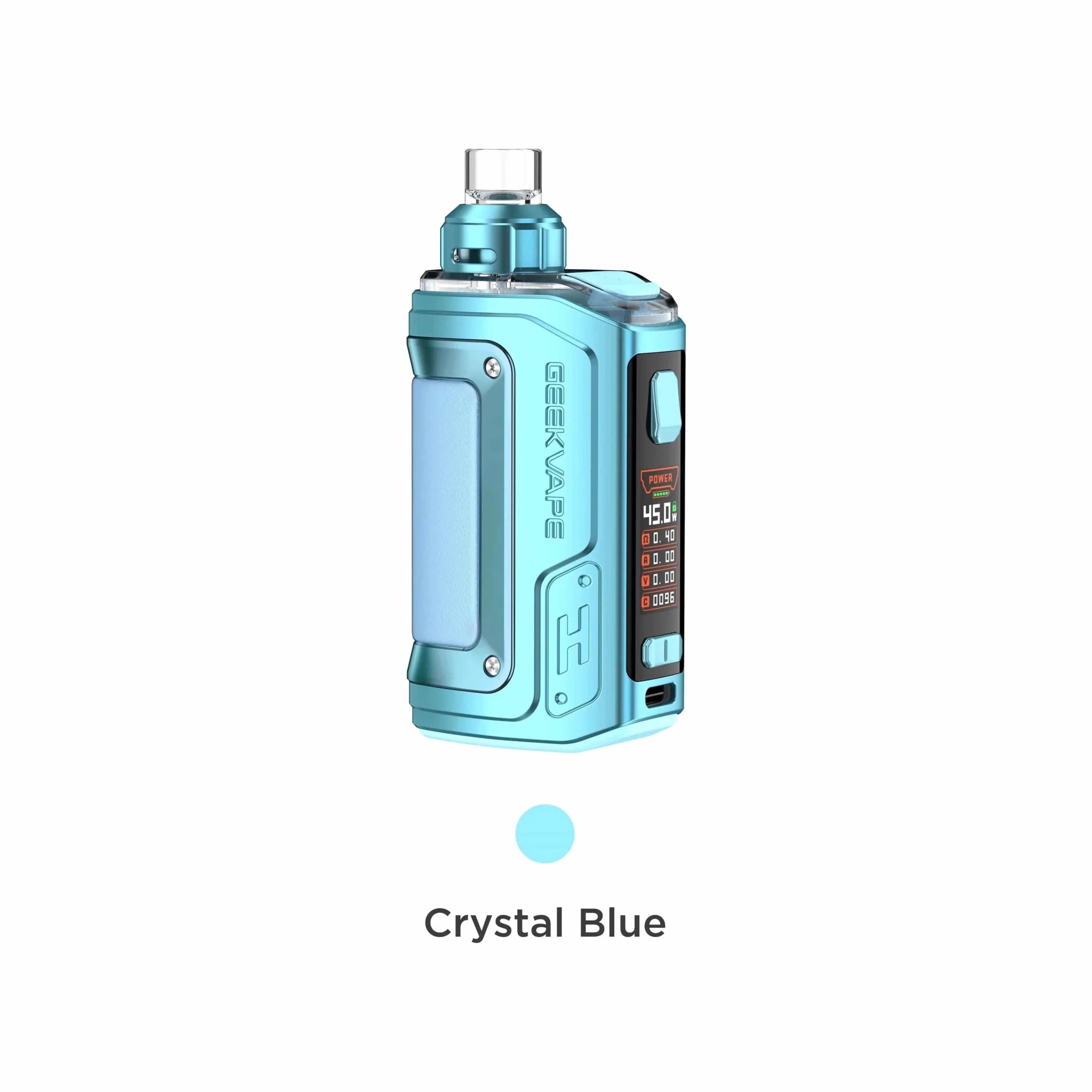 GeekVape H45 Aegis Hero 2 45W Pod Mod Kit — Crystal Blue