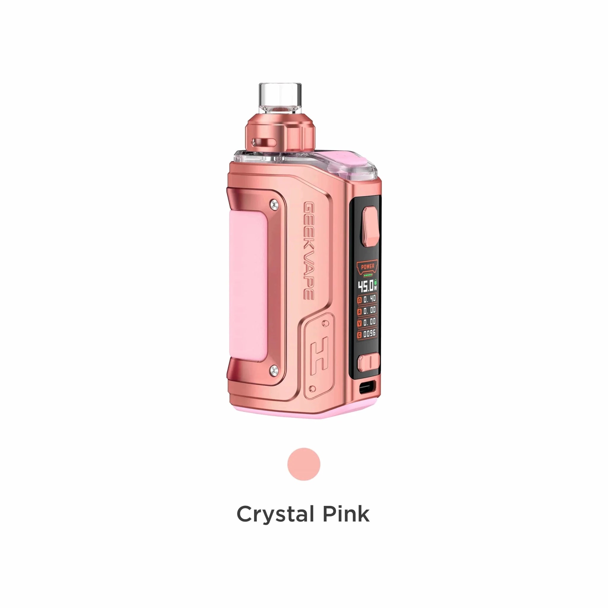 GeekVape H45 Aegis Hero 2 45W Pod Mod Kit — Crystal Pink
