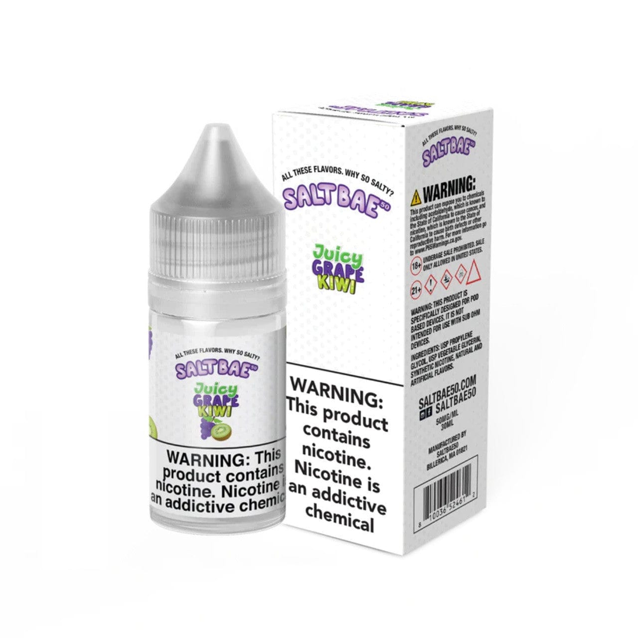 Juicy Grape Kiwi SALT - Salt Bae 50 - 30mL