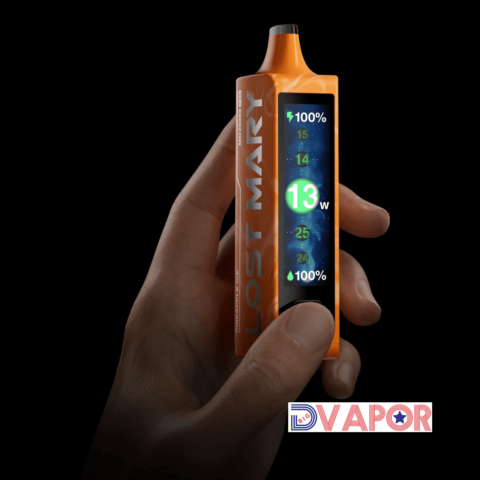 lost mary mo20000 pineapple ice Pro Disposable · Big D Vapor Type_Reuseable Choose Flavor:Lemon Drops Vaporz Vault-Mr Fog Switch