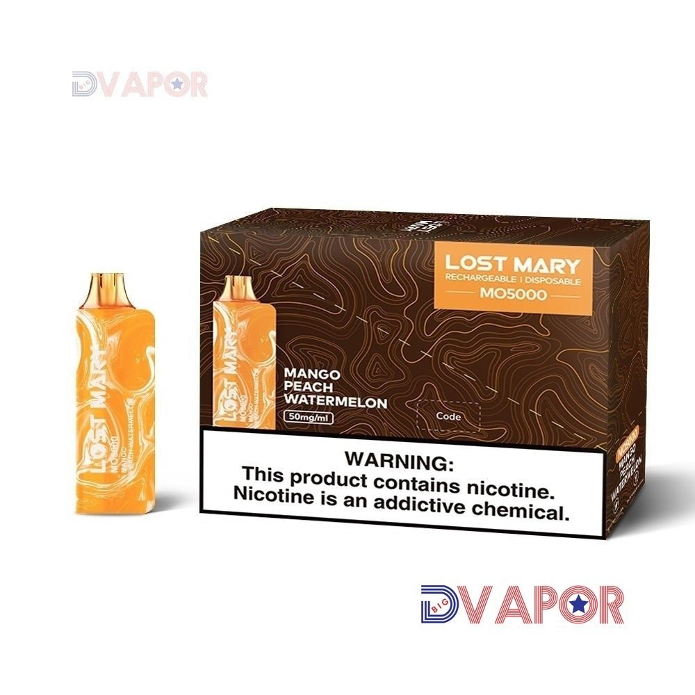 lost mary mo5000 mango peach watermelon Disposable · Big D Vapor Flavor:Summer Straw Kiwi Special Offers-Multi Buy 2 for £20 Fume Mint Ice Extra