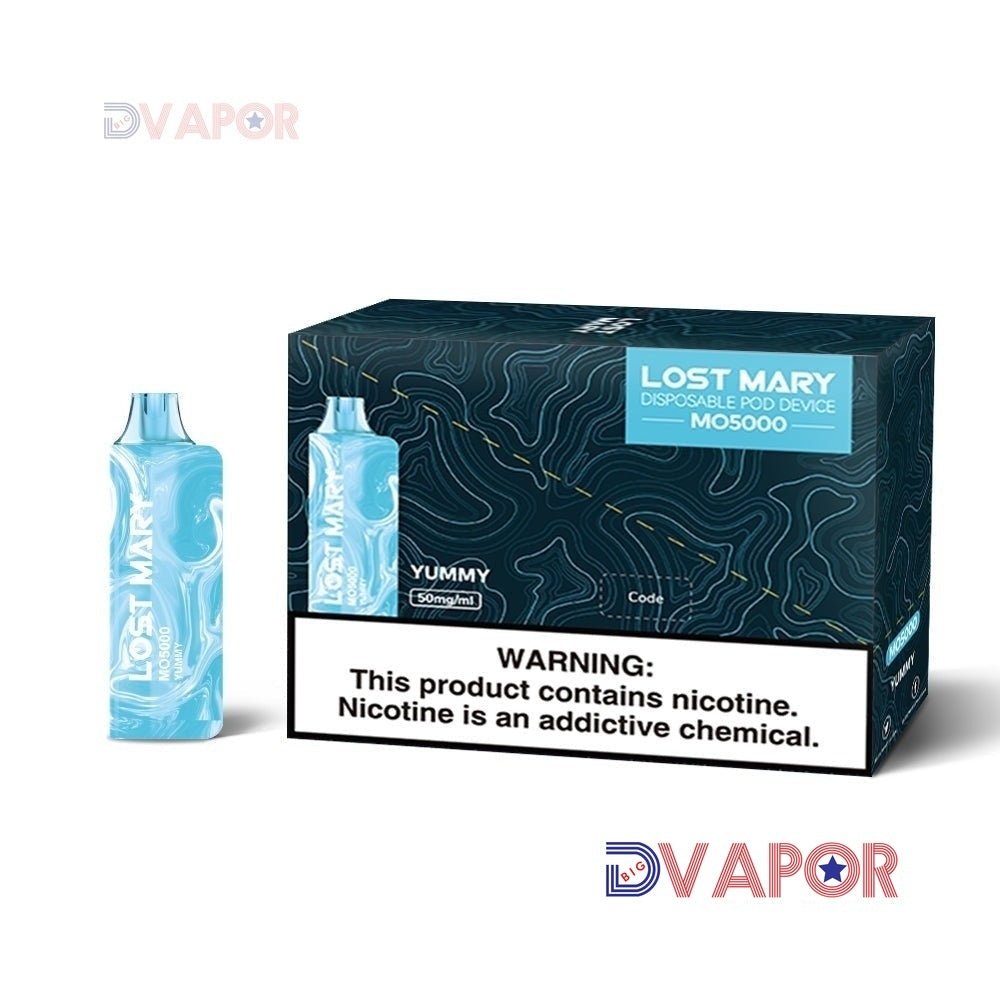 lost mary yummy flavor MO5000 Disposable Choose Flavor:Lemon Hubba envi vuse alto menthol ban