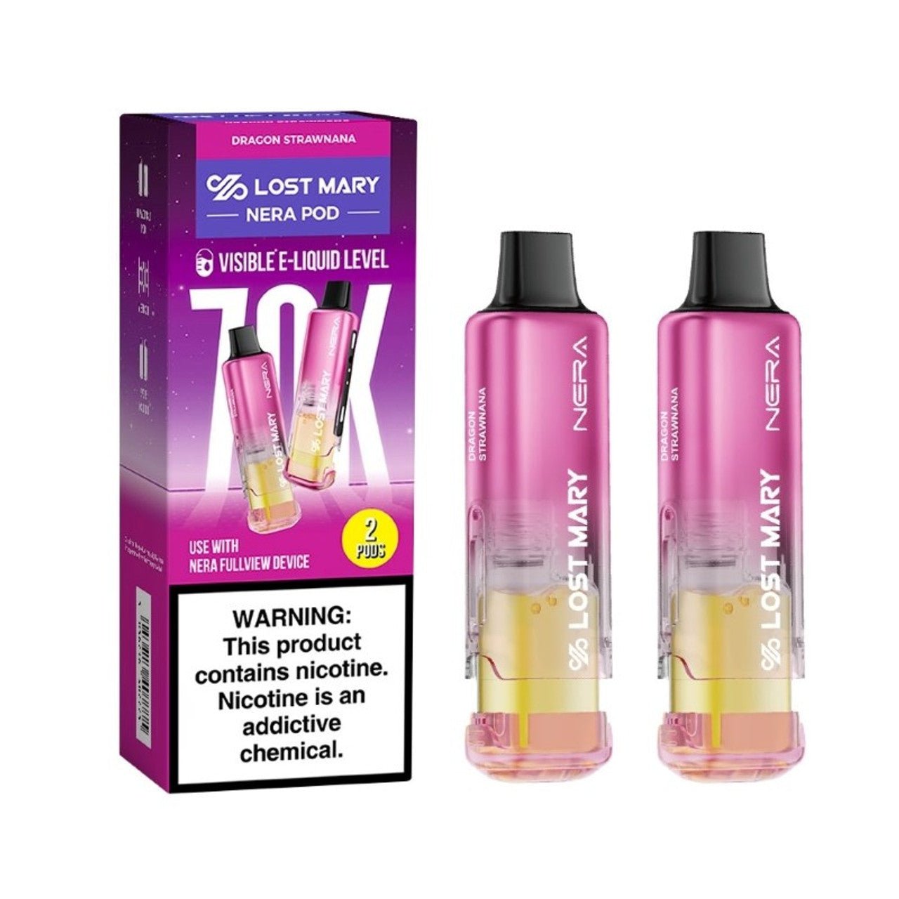 Lost Mary NERA 70K Disposable PODS | 2 Pack of Pods