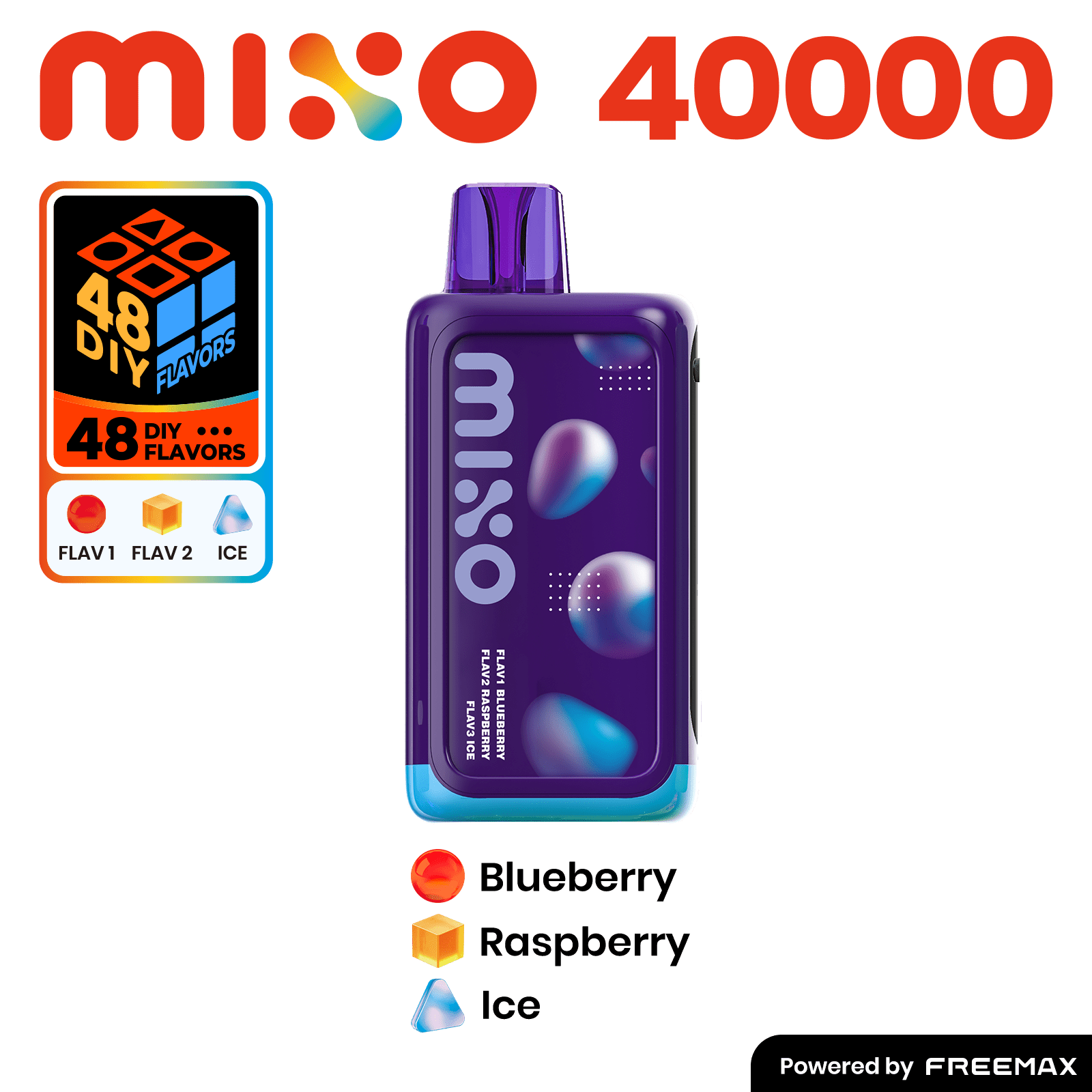 MIXO 40K by Freemax 3 Flavored Disposable