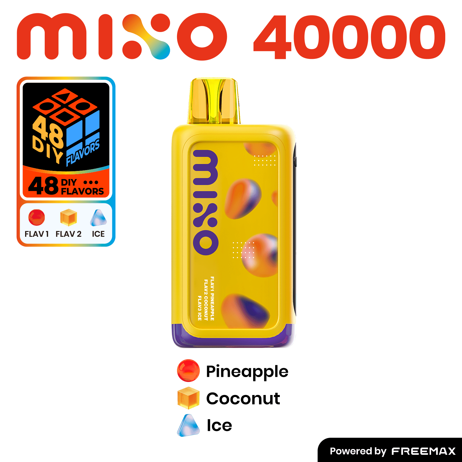 MIXO 40K by Freemax 3 Flavored Disposable