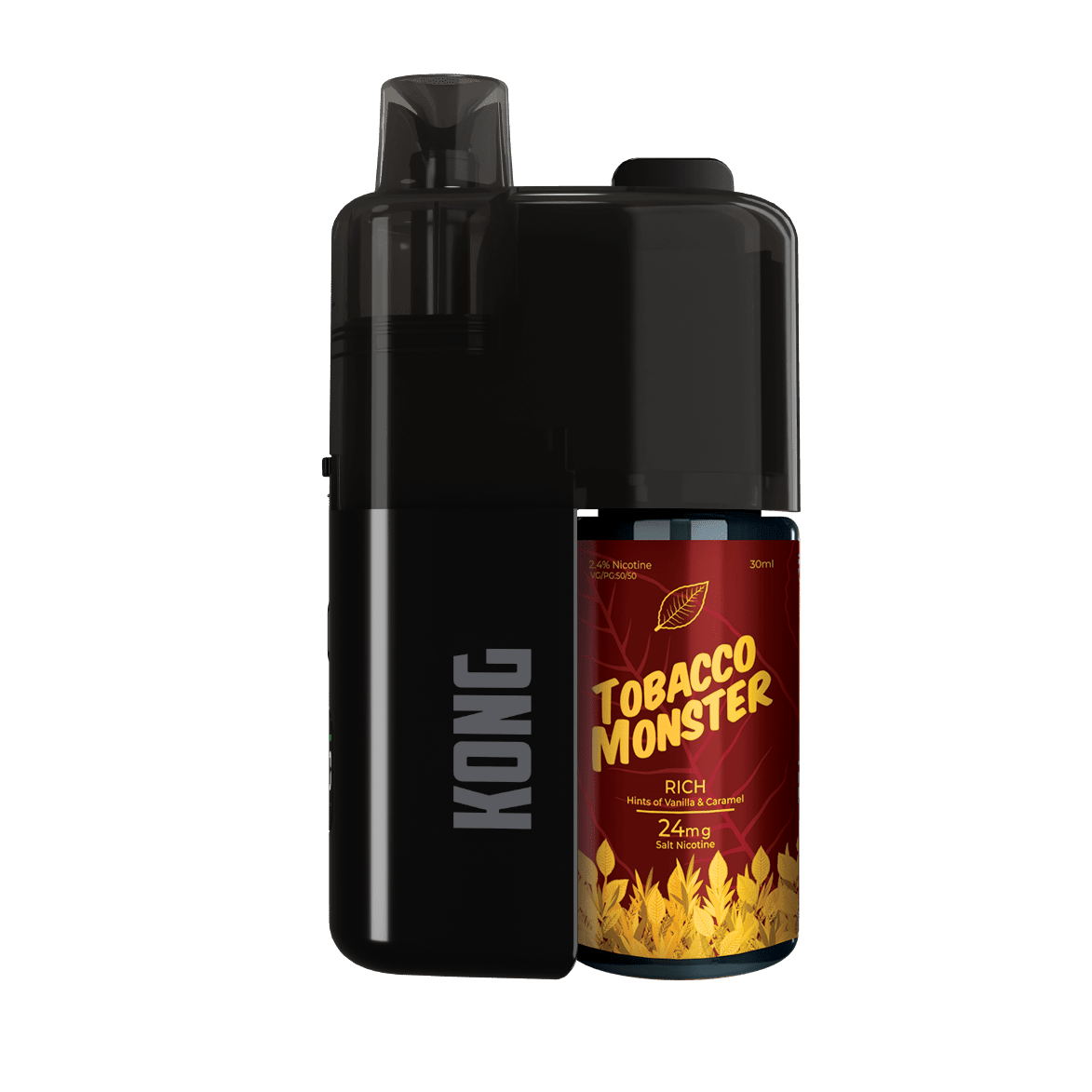 Monster Vape Labs x Kong 50K Disposable — Rich Tobacco 24mg