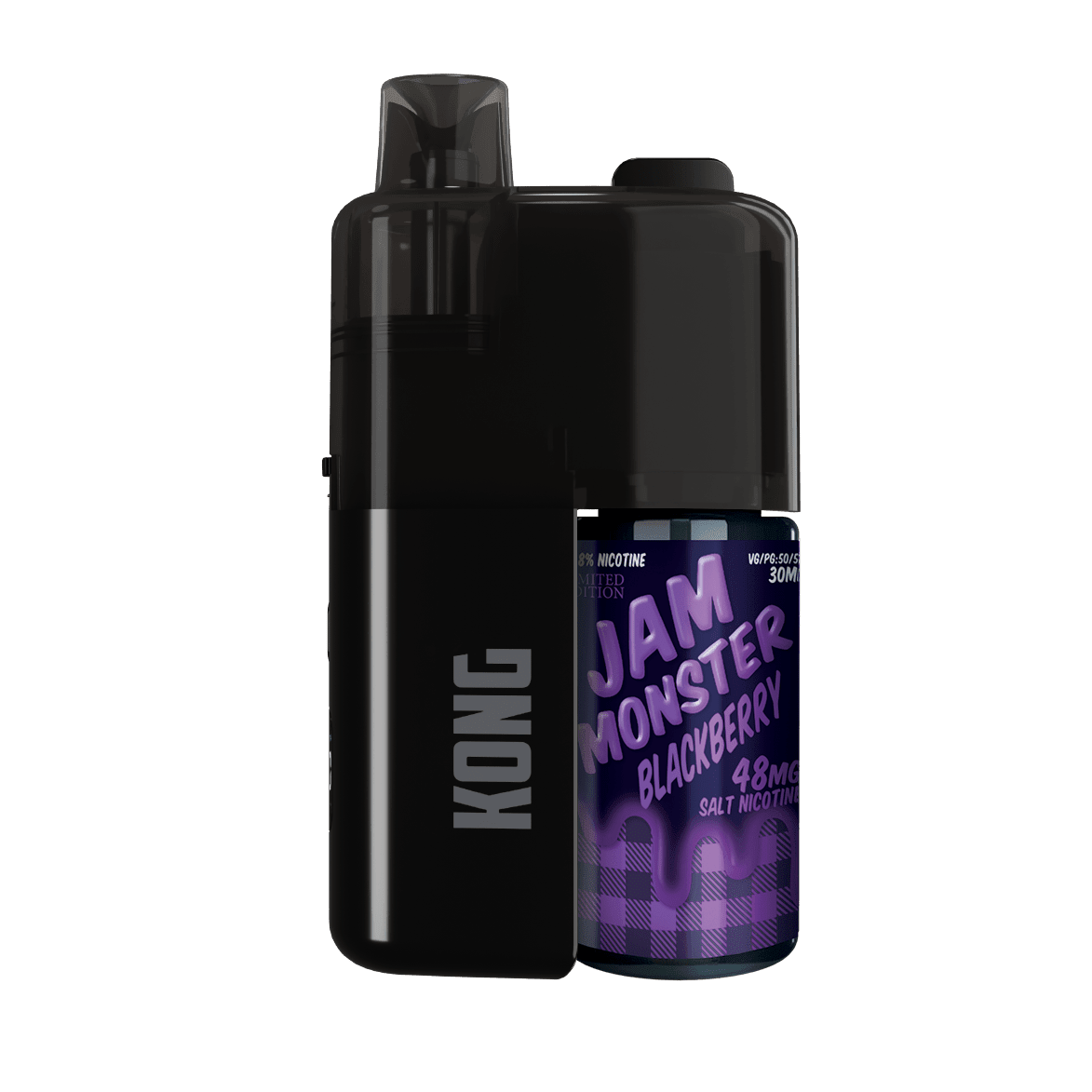Monster Vape Labs x Kong 50K Disposable — Blackberry 48mg