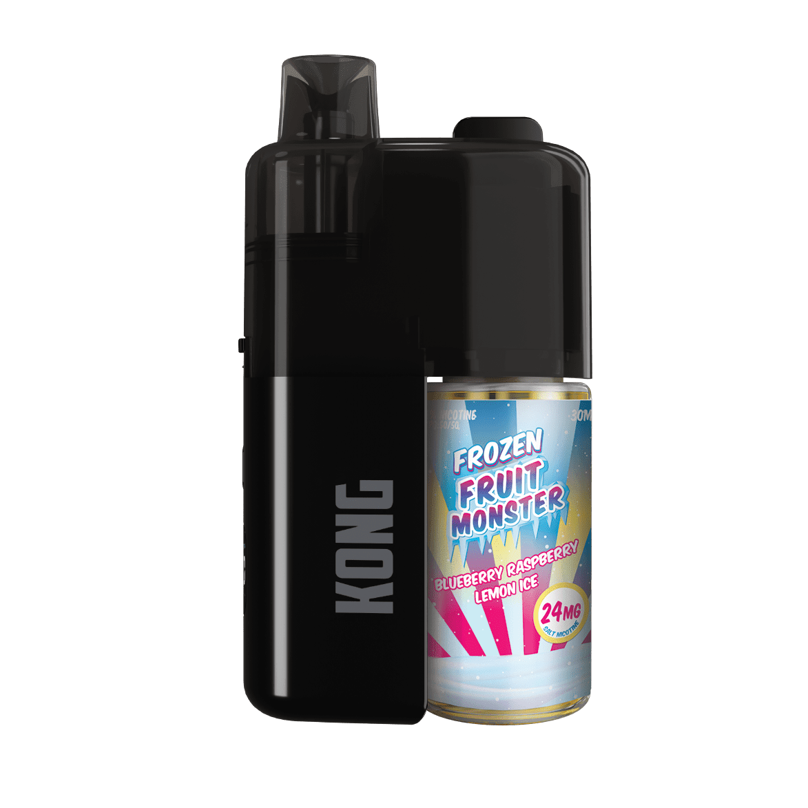Monster Vape Labs x Kong 50K Disposable — Blueberry Raspberry Lemon ICE 24mg