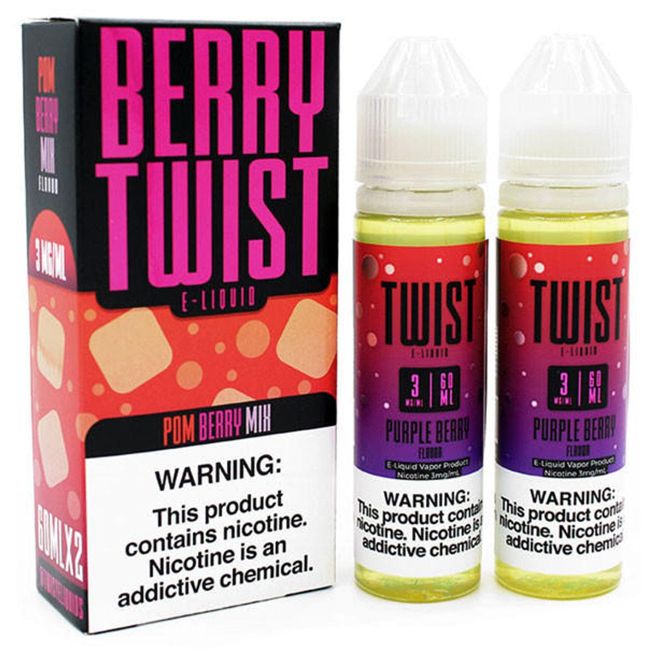 Twist E-Liquids - 120ml (60ml 2-Pack)