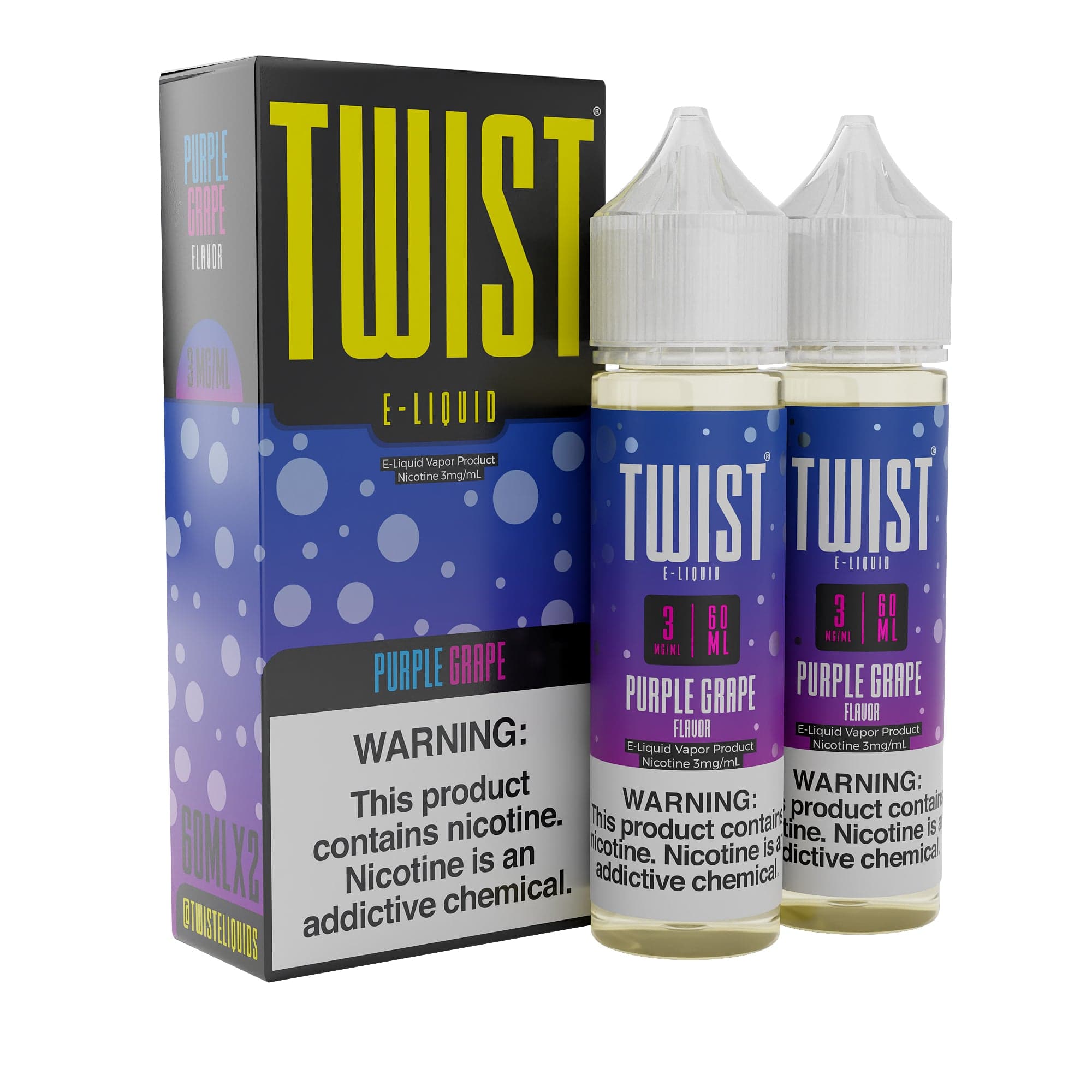Twist E-Liquids - 120ml (60ml 2-Pack)
