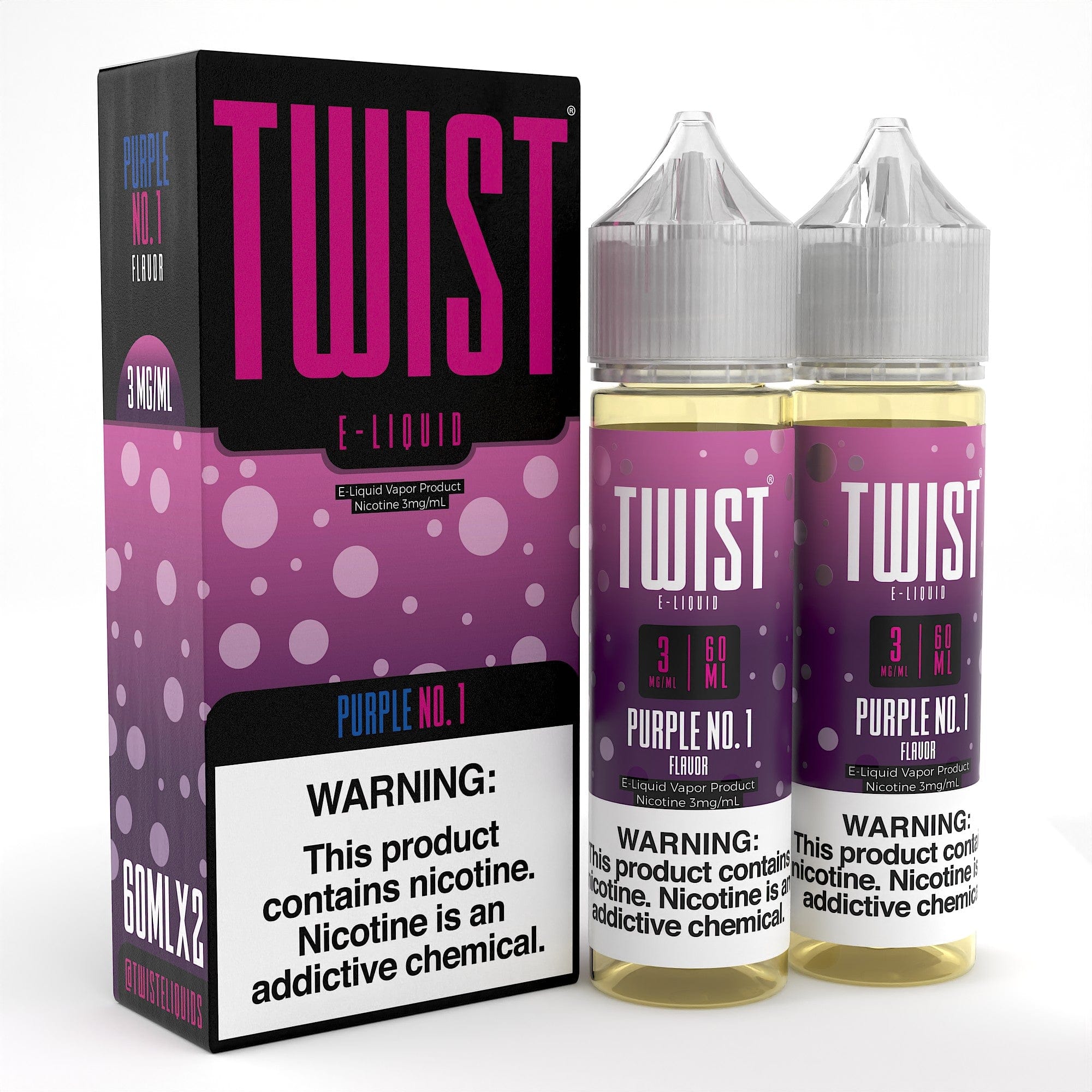 Twist E-Liquids - 120ml (60ml 2-Pack)