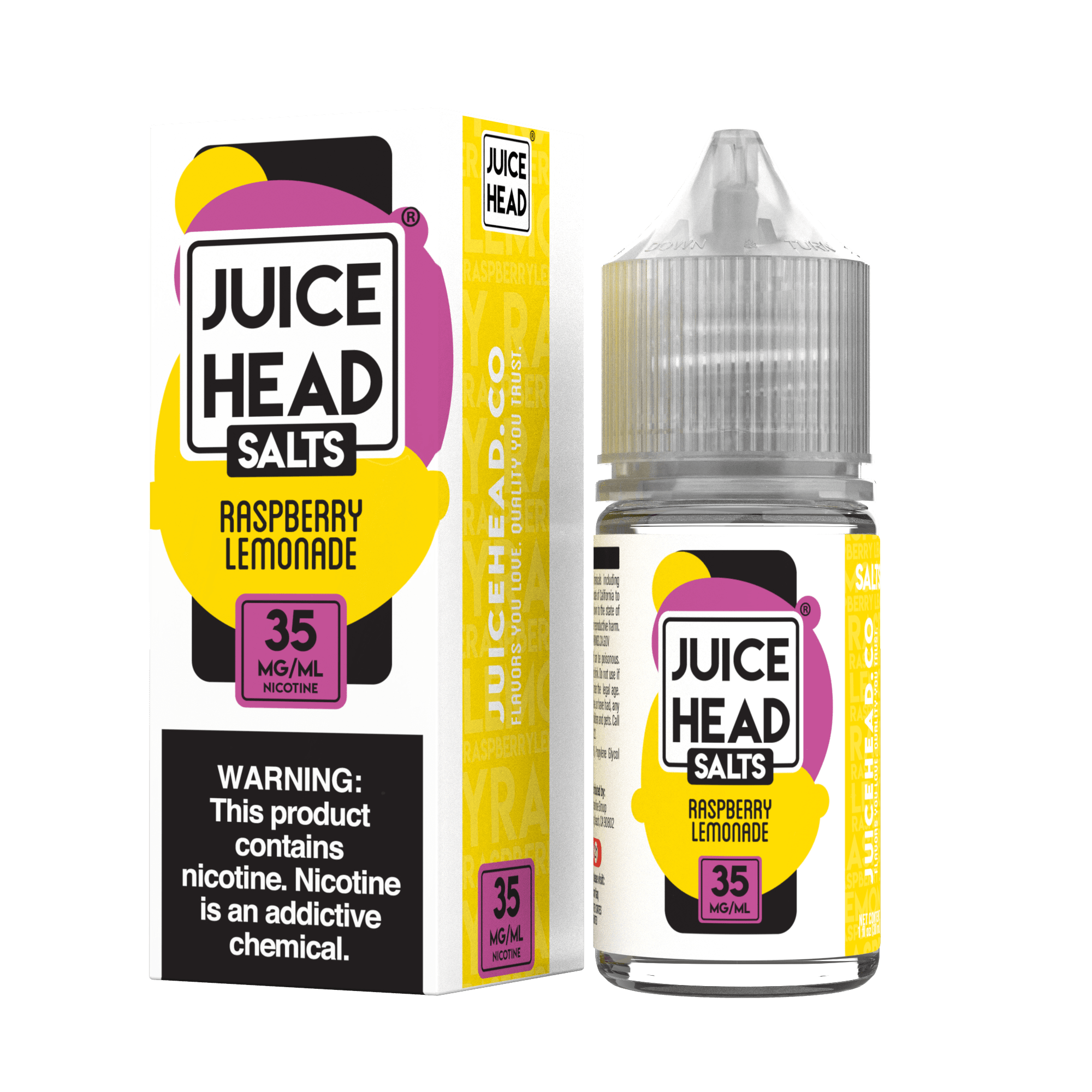 Raspberry Lemonade - Juice Head SALTS - 30mL