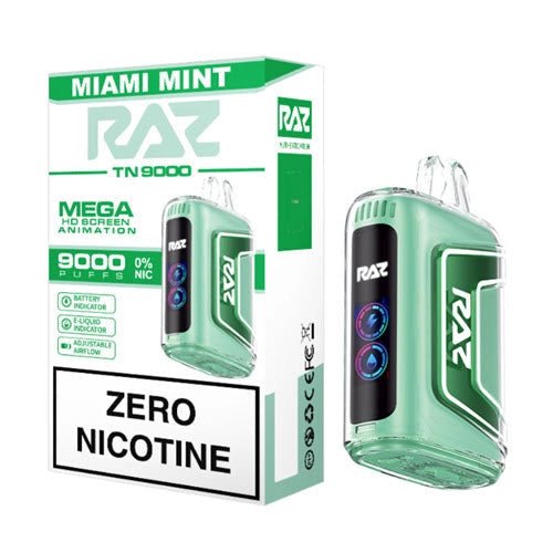 RAZ TN9000 Zero Nicotine Disposable