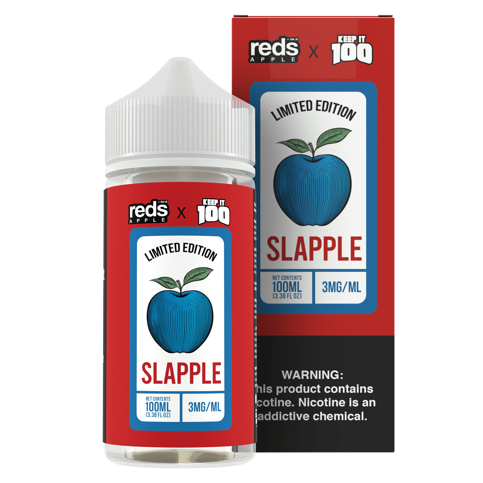 Red's Apple E-Juice x Keep It 100 - 100mL