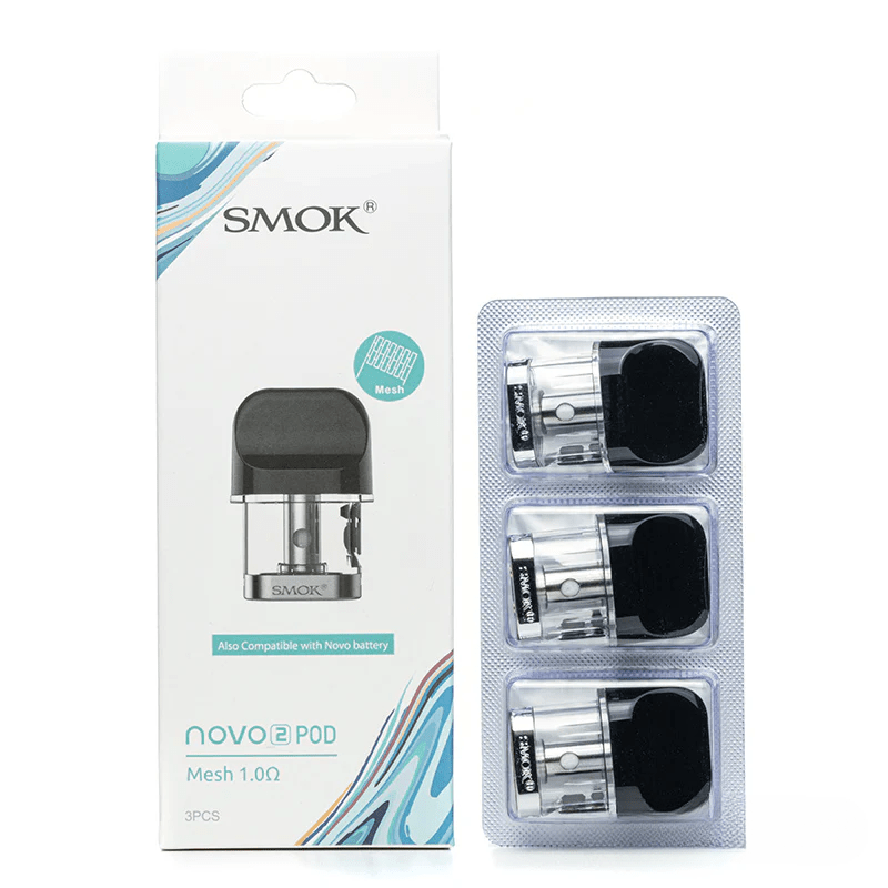 SMOK Novo 2 Replacement Pods — 1.0 ohm Mesh Pods