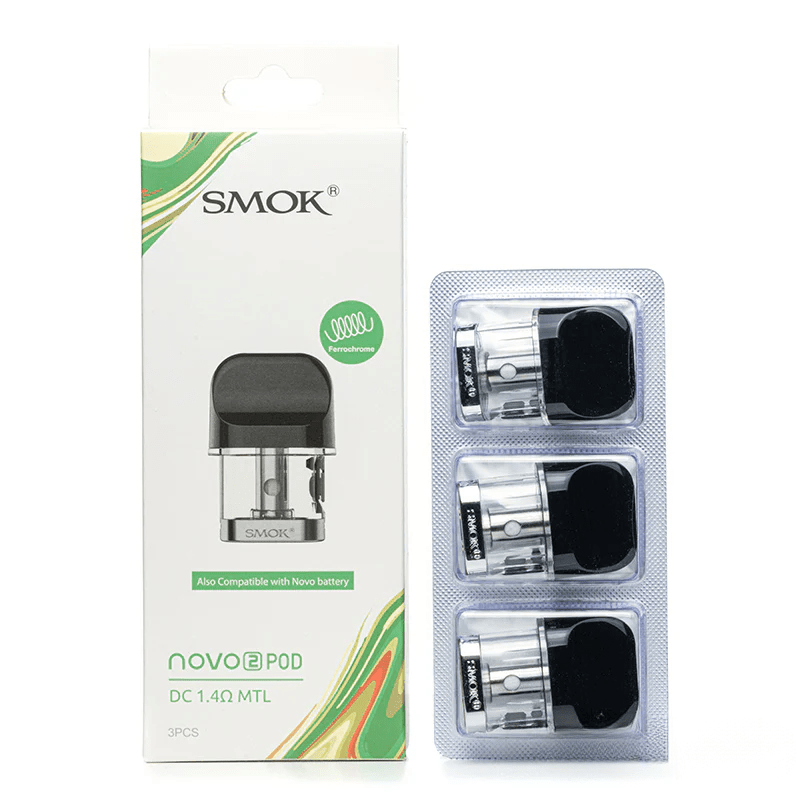 SMOK Novo 2 Replacement Pods — 1.4 ohm DC MTL Pods