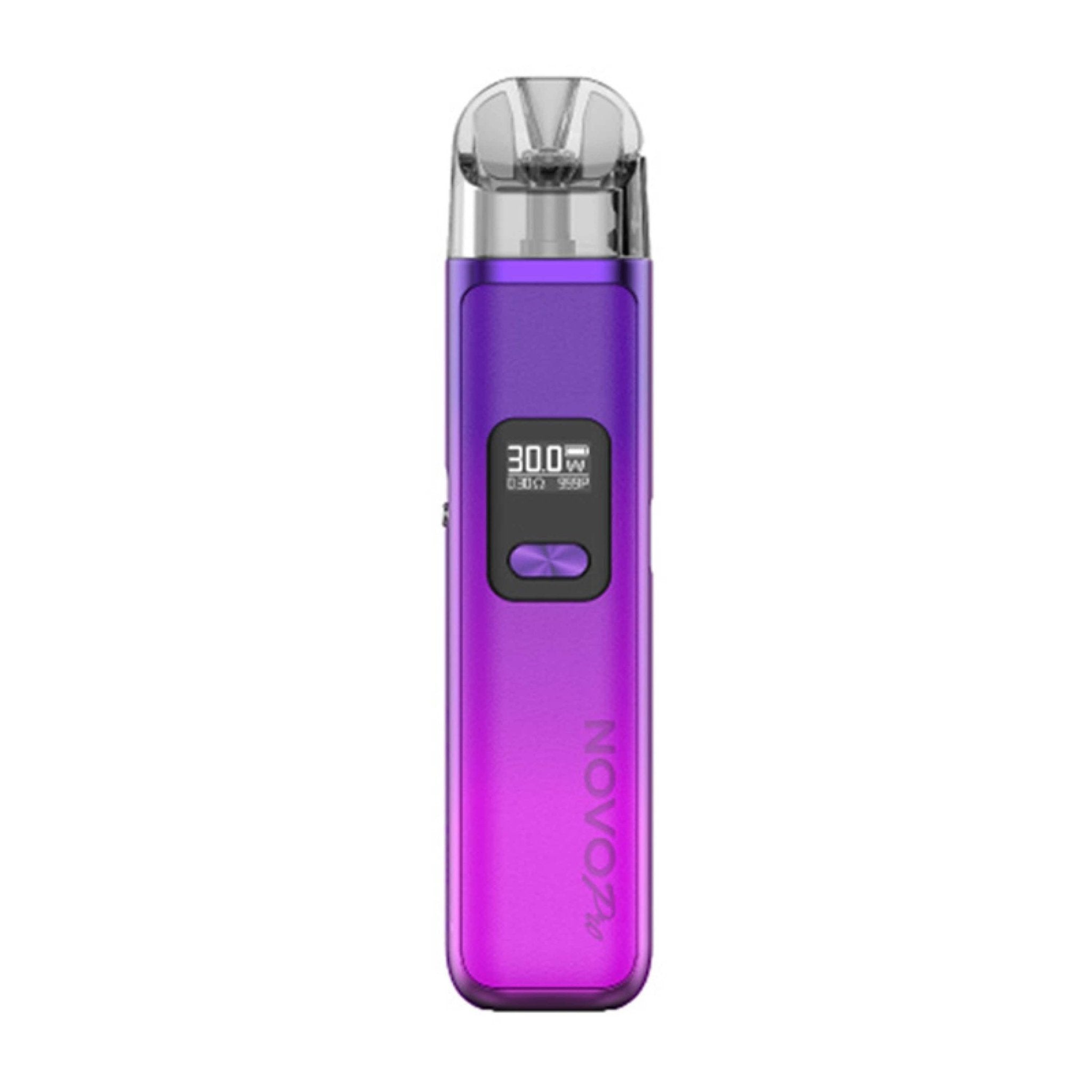 SMOK Novo Pro 30W pod system with sleek hardware design, featuring a compact vape device and replaceable pod.