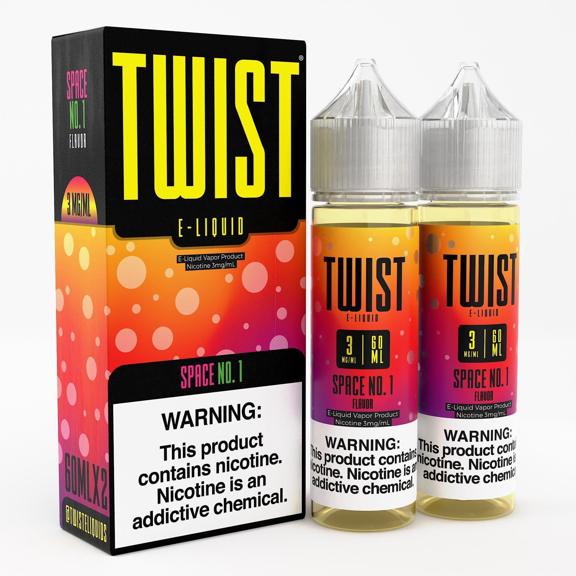 Twist E-Liquids - 120ml (60ml 2-Pack)