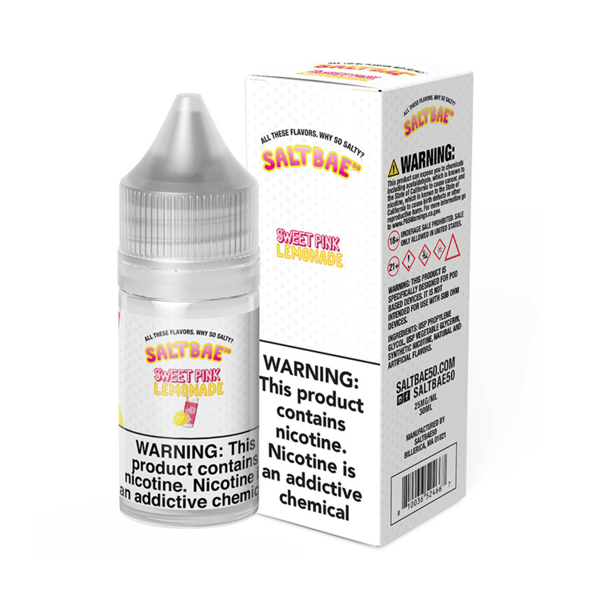 Sweet Pink Lemonade SALT - Salt Bae 50 - 30mL