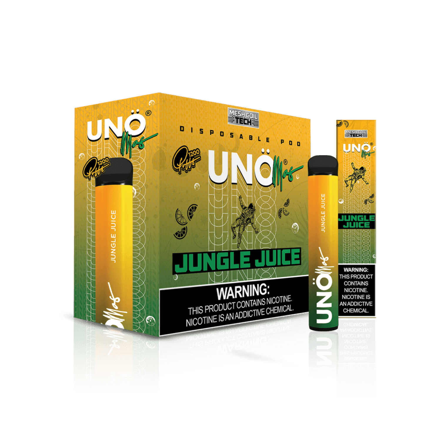 Uno Mas Disposable 5% | 1,200 Puffs