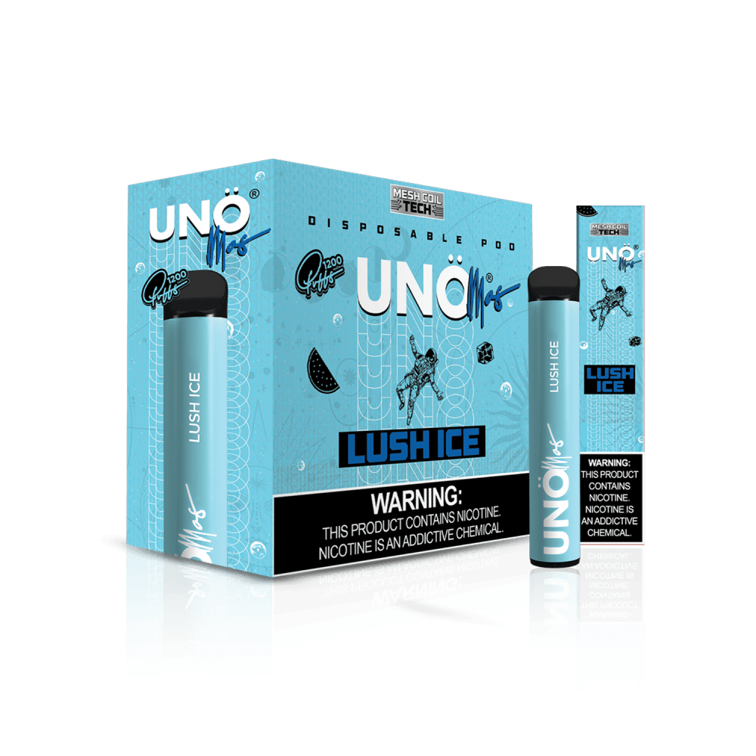 Uno Mas Disposable 5% | 1,200 Puffs