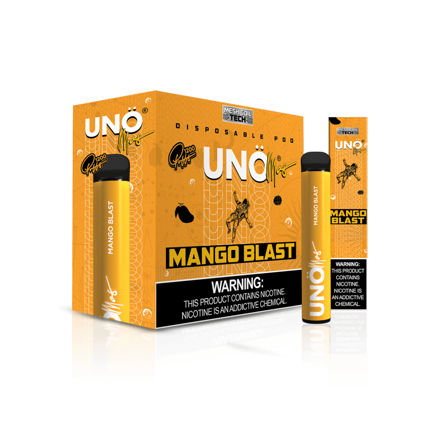 Uno Mas Disposable 5% | 1,200 Puffs