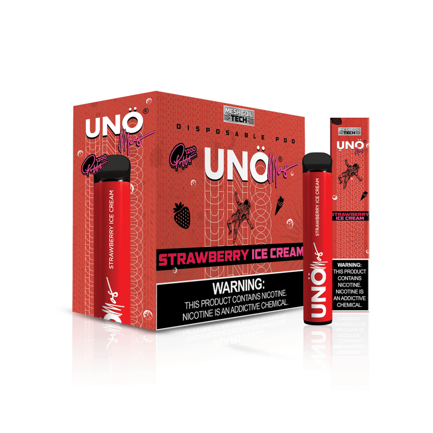Uno Mas Disposable 5% | 1,200 Puffs