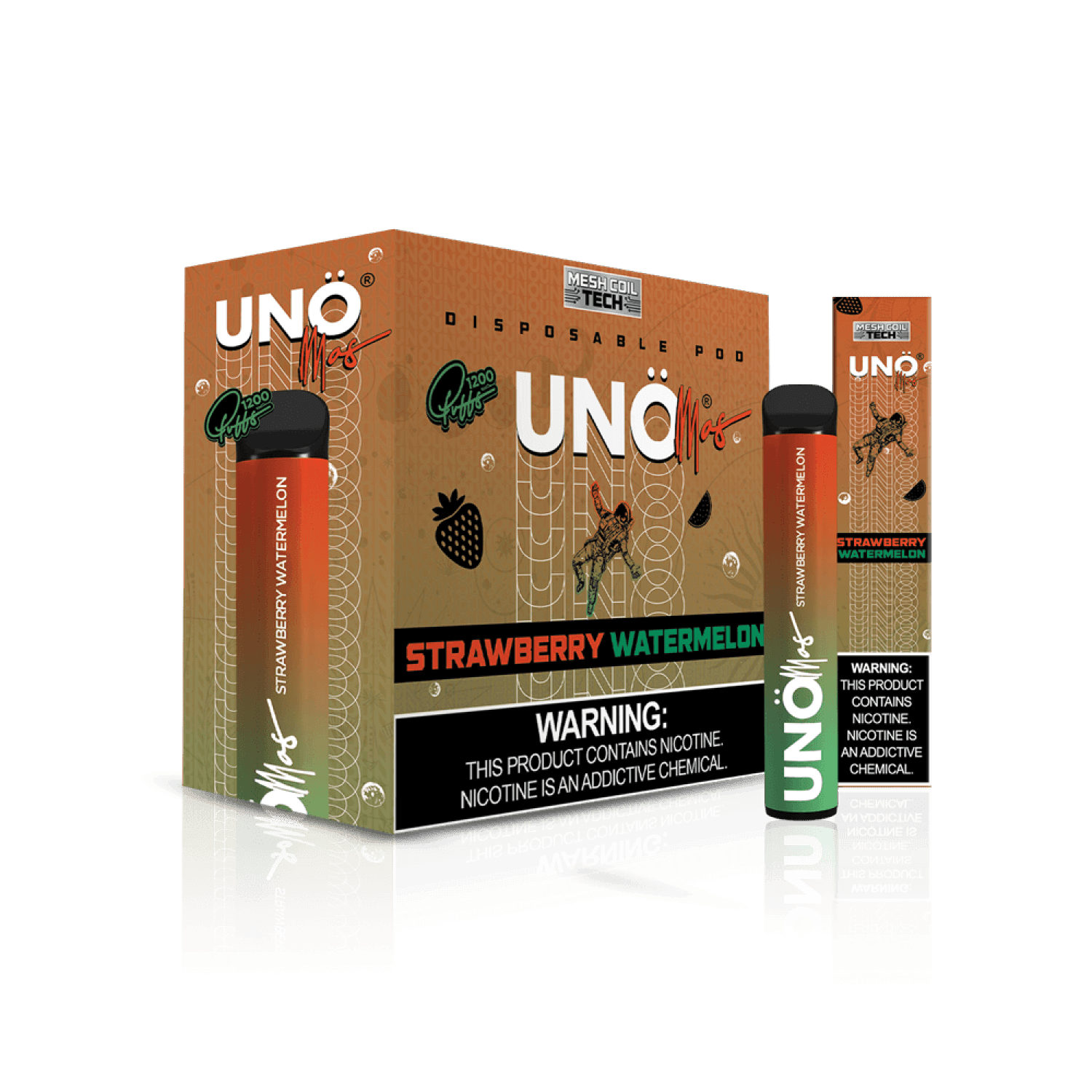 Uno Mas Disposable 5% | 1,200 Puffs