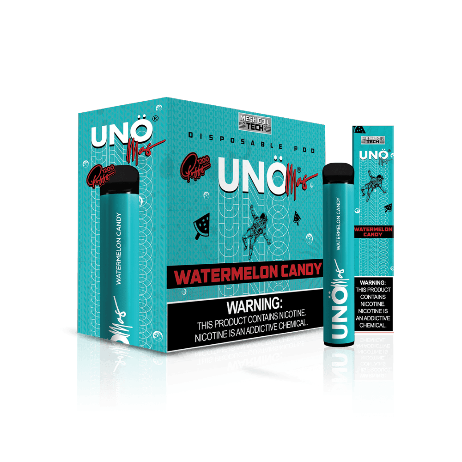 Uno Mas Disposable 5% | 1,200 Puffs