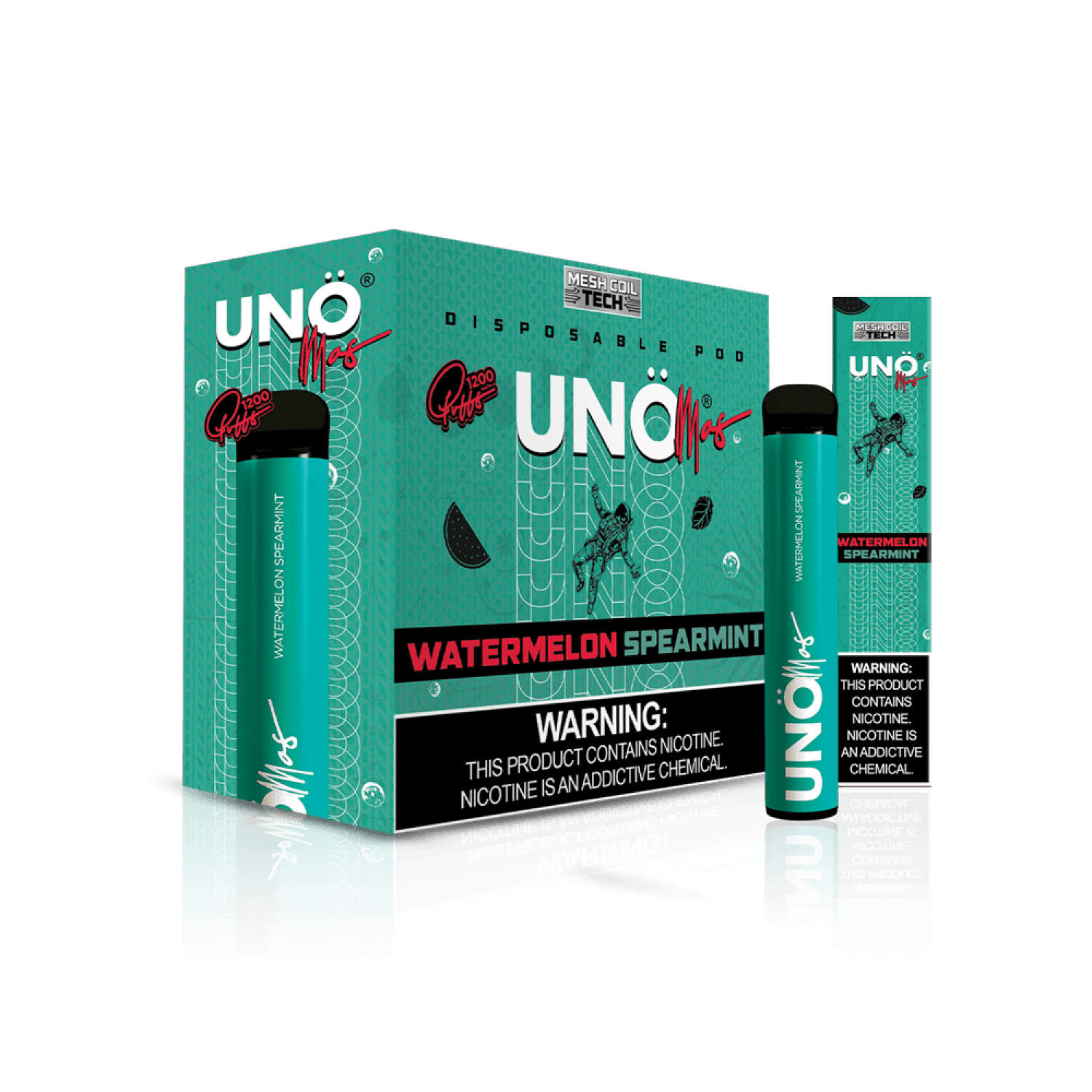 Uno Mas Disposable 5% | 1,200 Puffs
