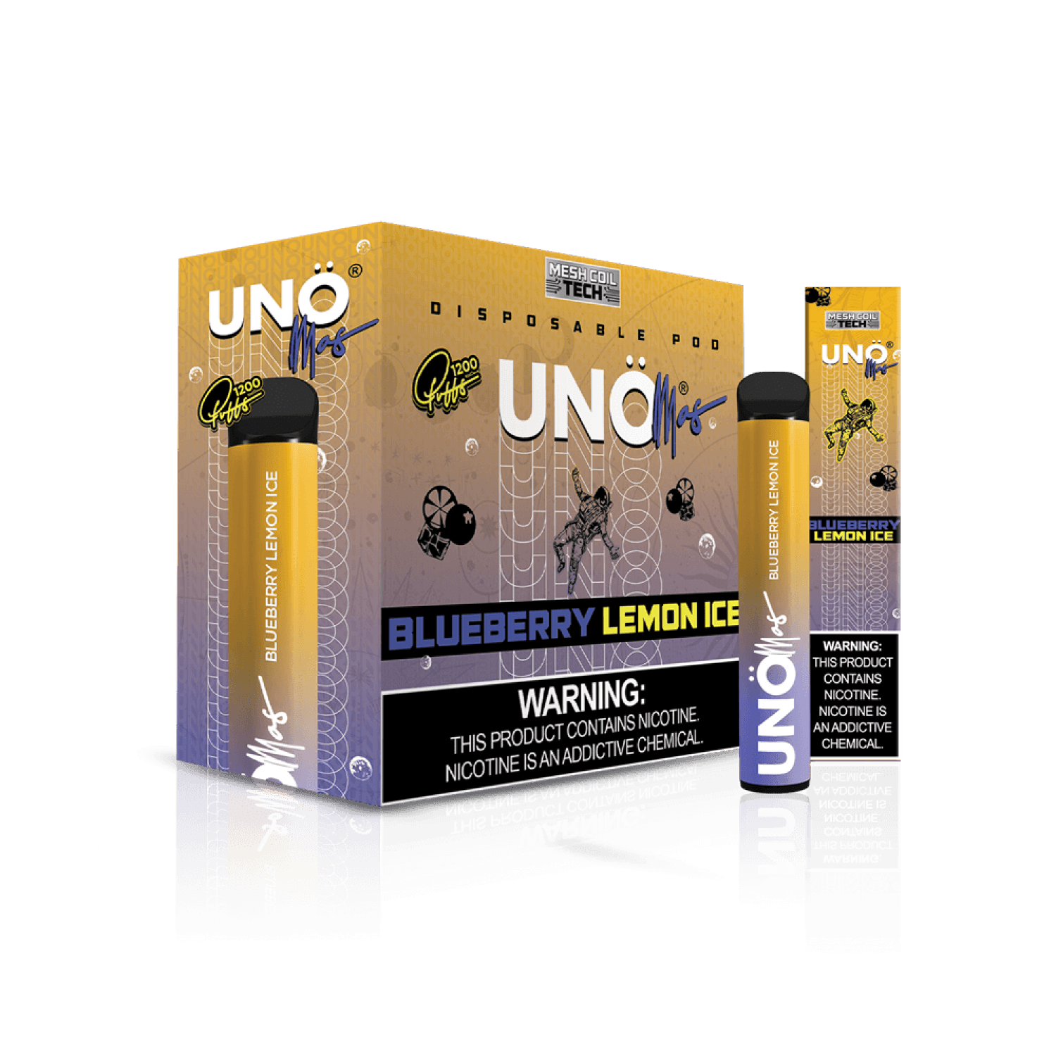 Uno Mas Disposable 5% | 1,200 Puffs