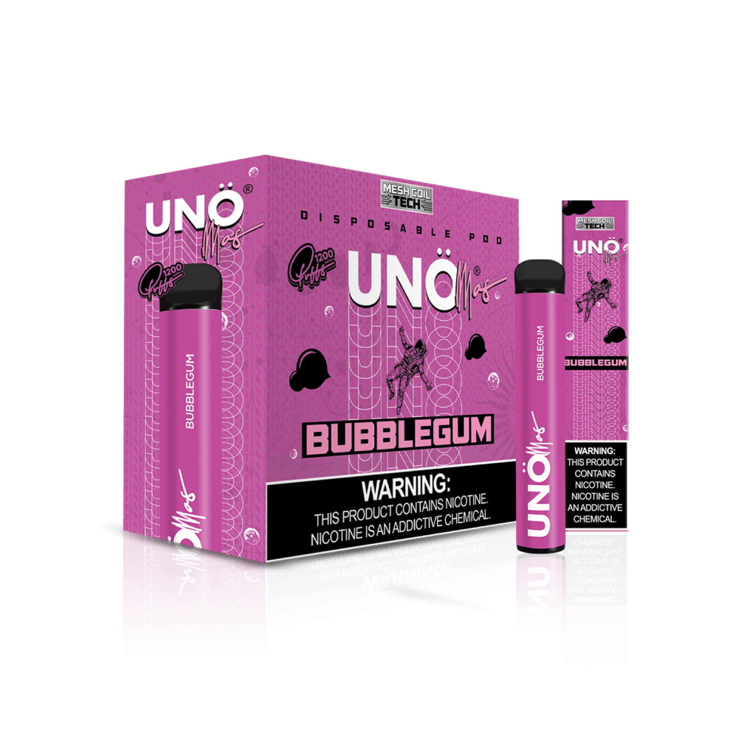 Uno Mas Disposable 5% | 1,200 Puffs